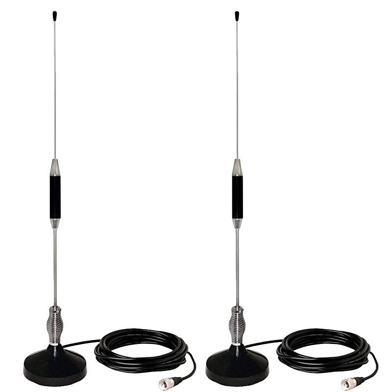 CB Antenna 28 inch for CB Radio 27 Mhz,Portable Indoor/Outdoor Antenna Full Kit with Heavy Duty Magnet Mount Mobile/Car Radio Antenna Compatible with President Midland Cobra Uniden Anytone by