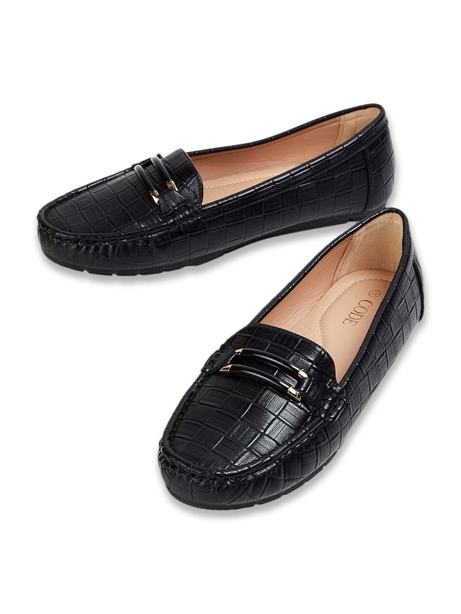 Code by Lifestyle Women's Black Casual Loafers