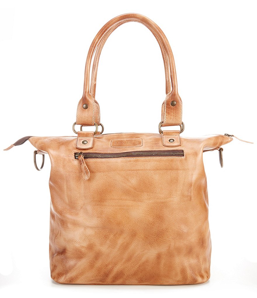 Bed Stu Big Fork Leather Handmade Tote Bag