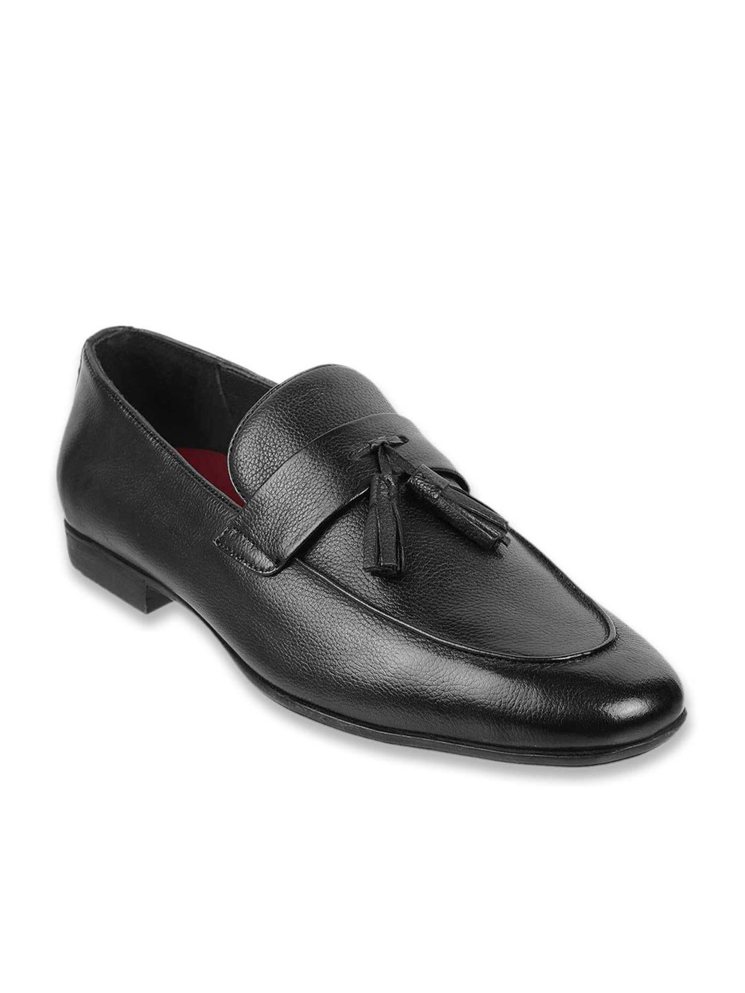 Metro Men's Black Formal Mocassins