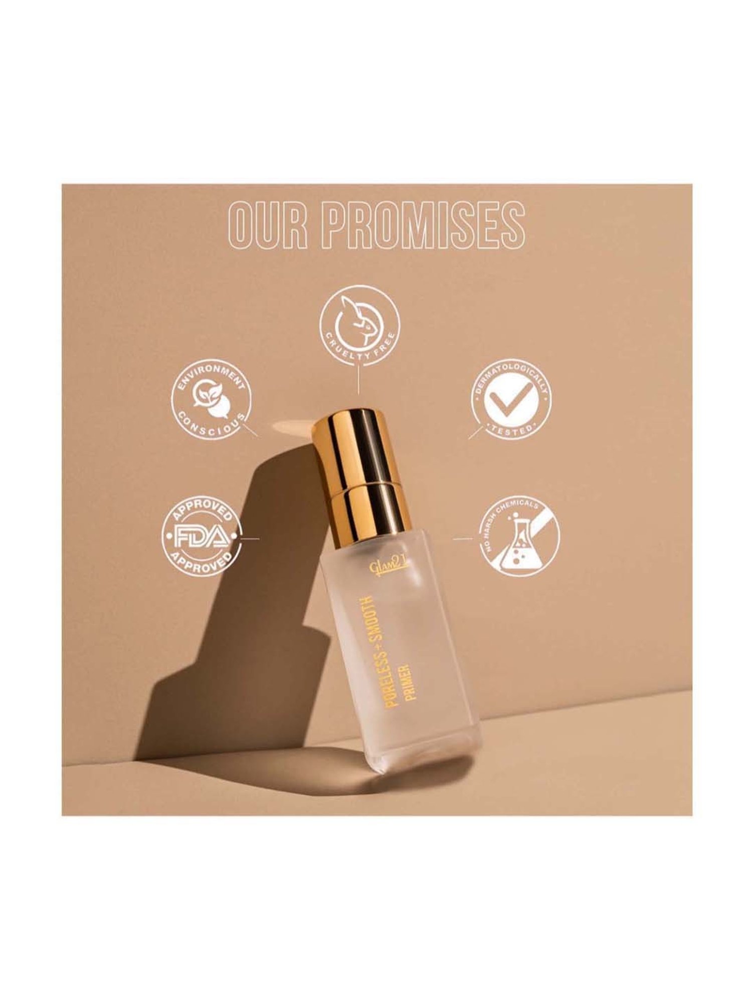 Glam21 Poreless + Smooth Primer Transparent - 30 ml