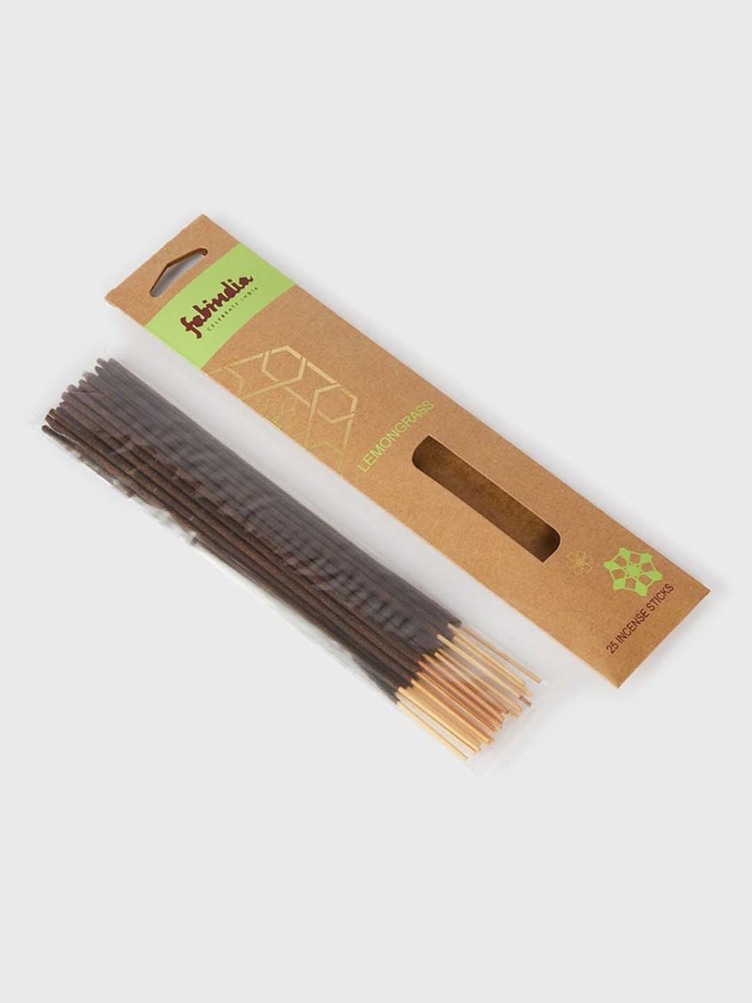 Fabindia Home Standalone Brown Wood Lemongrass Incense Sticks - Set of 25