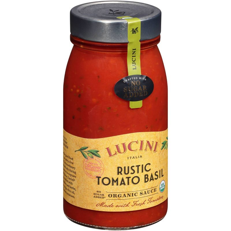 Lucini Rustic Tomato Basil Organic Pasta Sauce - 25.5oz