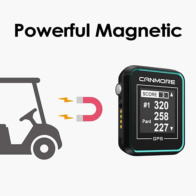 H300 Handheld Golf GPS Essential Golf Course Data and Score Sheet Minimalist User Friendly 38000+ Free Courses Worldwide and Growing 4ATM Waterproof 1Year Warranty Turquoise