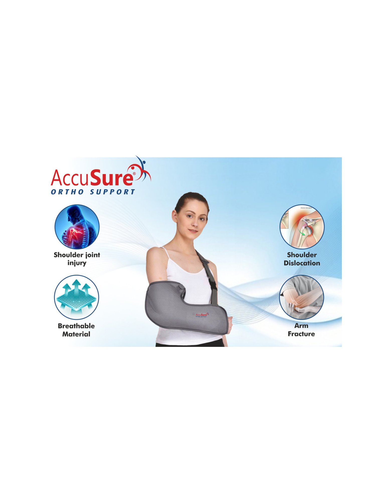 HealthSense YM 602 Yoga Mat (Black & Grey)