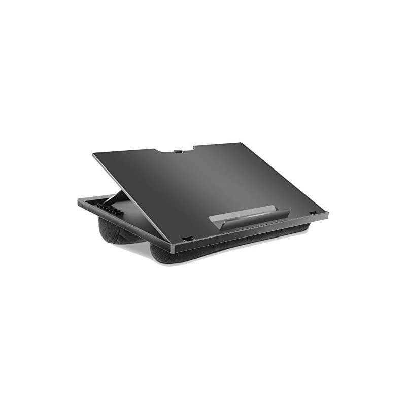 Adjustable Lap Desk - with 8 Adjustable Angles & Dual Cushions Laptop Stand for Car Laptop Desk, Work Table, Lap Writing Board & Drawing Desk on Sofa or Bed by