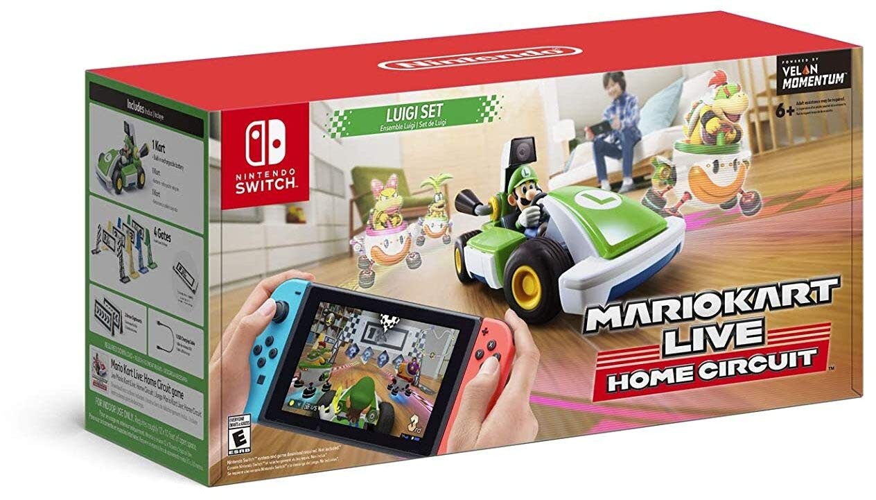 Mario Kart Live: Home Circuit - Luigi Set + Mario Kart 8 Deluxe Game