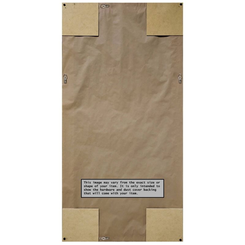 Lyla Ornate Framed Full Length Floor Leaner Mirror Silver - Amanti Art