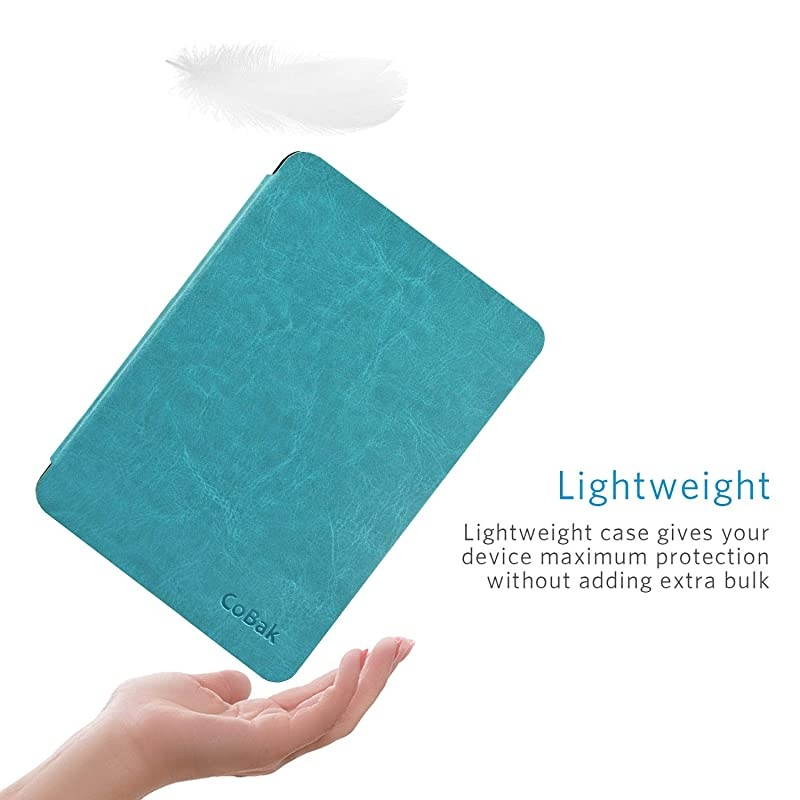 Case for All New Kindle 10th Generation 2019 Released Will Not Fit Kindle Paperwhite or Kindle Oasis Premium PU Leather Smart Cover with Auto Sleep and Wake Sky Blue