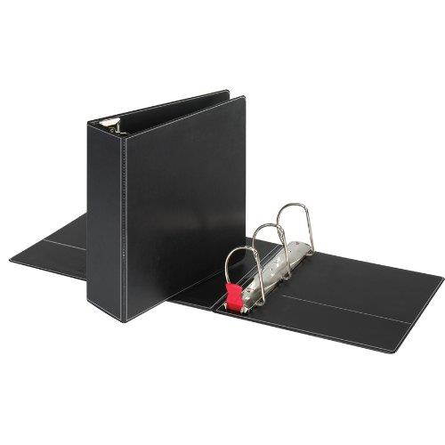 Business Source Slant-D Ring Binder Poly 4" Cap 11"x8-1/2" BK 26971