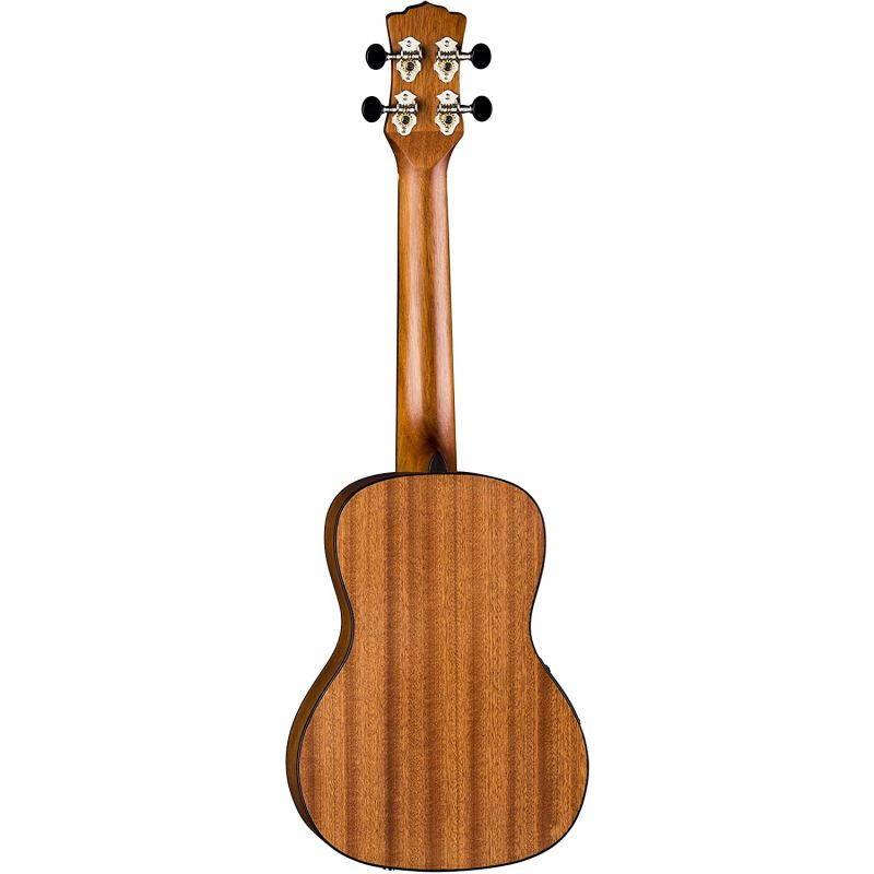 Luna Guitars Concert Solid Spruce Top Tapa Design Acoustic Electric Ukulele Natural