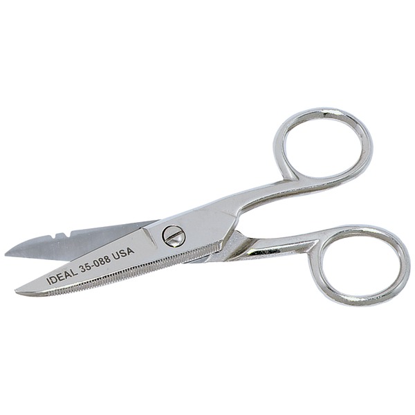 Electrician's Scissors with Stripping Notch