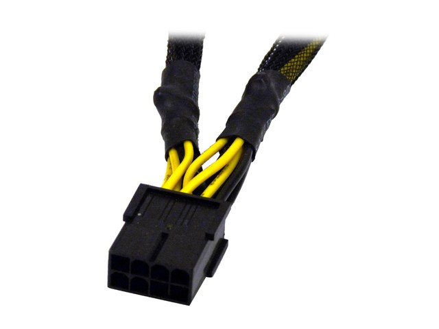 1ST PC CORP. 8" CB-PCIE8-Y PCI-E PCI-Express 8-pin Female to Two PCI-Express 6+2-pin Female