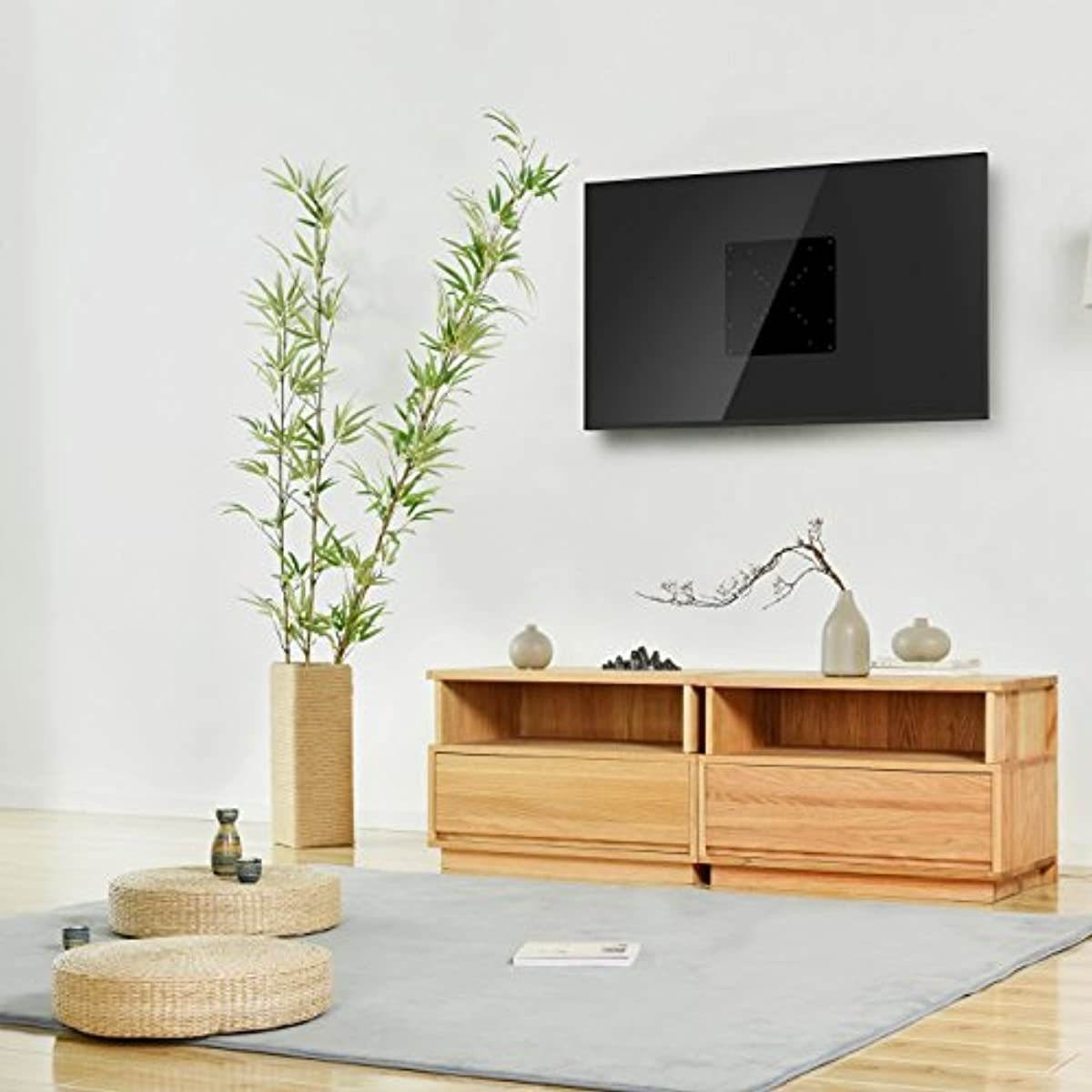 HumanCentric VESA Mount Adapter Plate for TV Mounts | Convert 75 x 75 and 100 x 100 to 200 x 200 mm VESA Patterns | Includes Hardware Kit