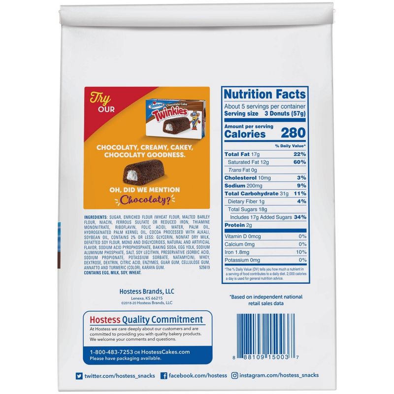 Hostess Double Chocolate Donettes - 10.75oz