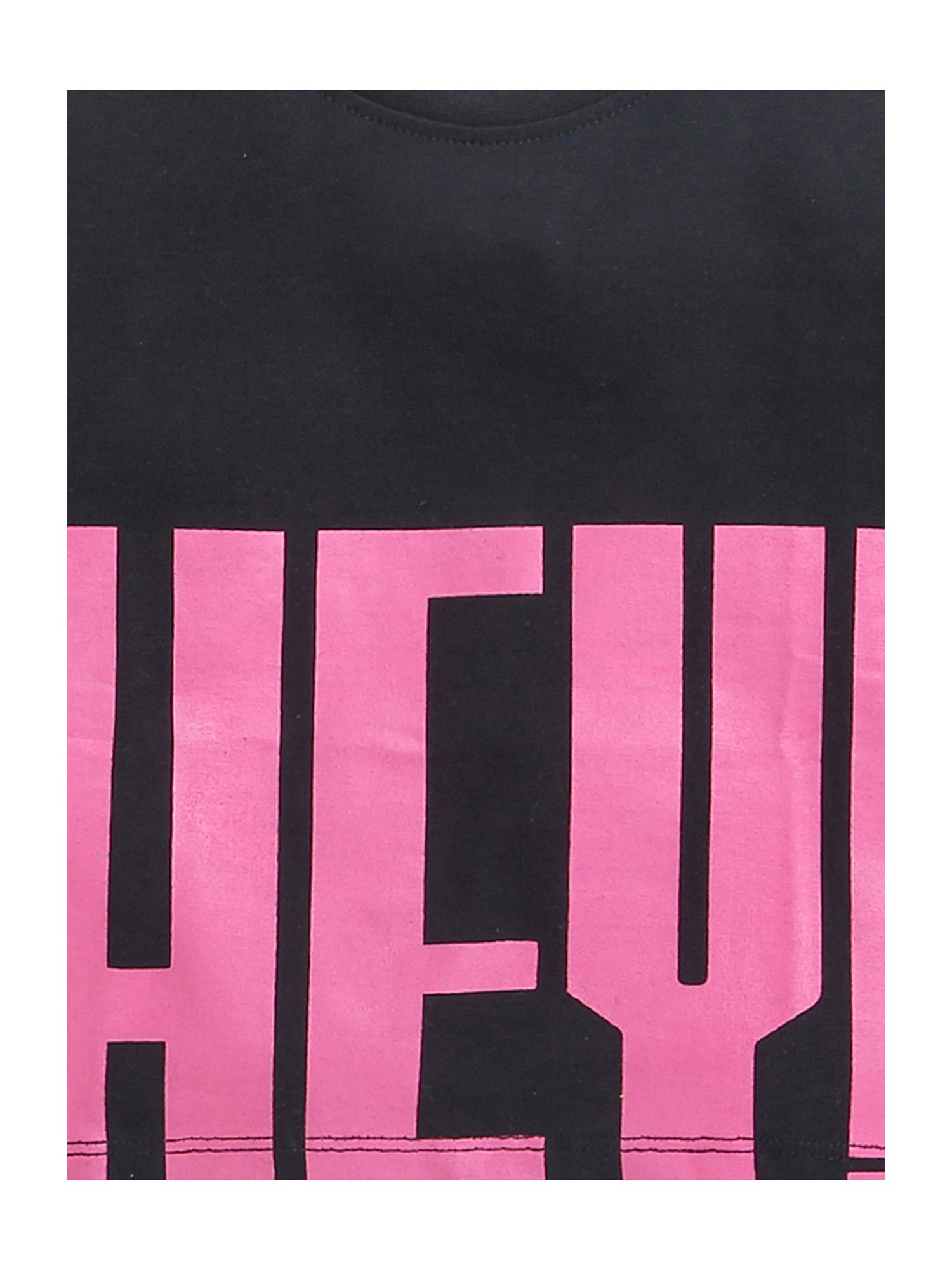 Bumzee Kids Black Printed T-Shirt