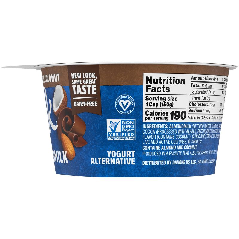 Silk Dairy-Free Dark Chocolate Coconut Yogurt - 5.3oz