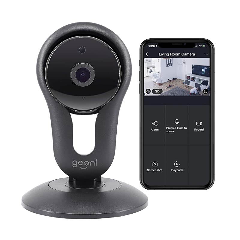 Aware 720p Smart Camera &ndash; Indoor Home Security Camera &ndash; No Hub Required &ndash; Motion Detection Camera &ndash; Smart Camera Works with  Alexa and Google Home, Requires 2.4 GHz Wi-Fi