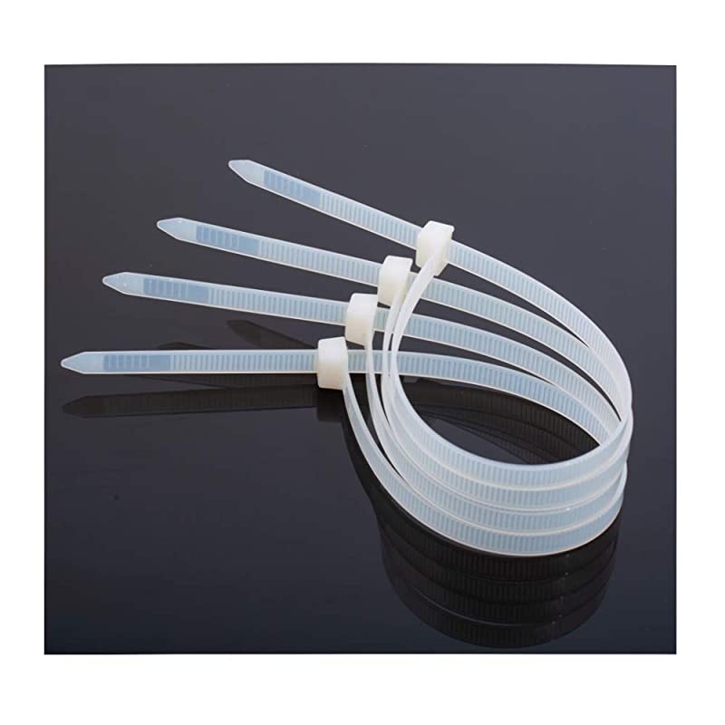 zip ties Cable ties Zip ties 12 inch Heavy duty cable ties 100 per pack Environmentally friendly Industrial quality Uses 3 latches for stronger locks With 60 Pounds Tensile StrengthWhite