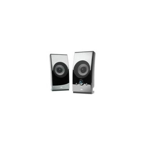 Cyber Acoustics CA-2027 Speaker System - 5 W RMS - Desktop - Glossy Black