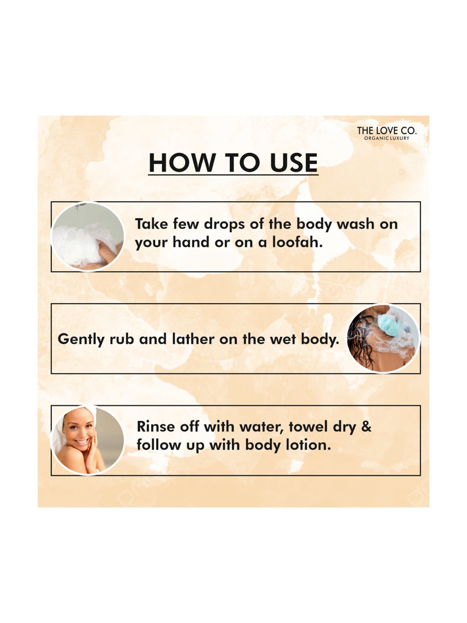 The Love Co. Warm Vanilla Body Wash - 250 ml