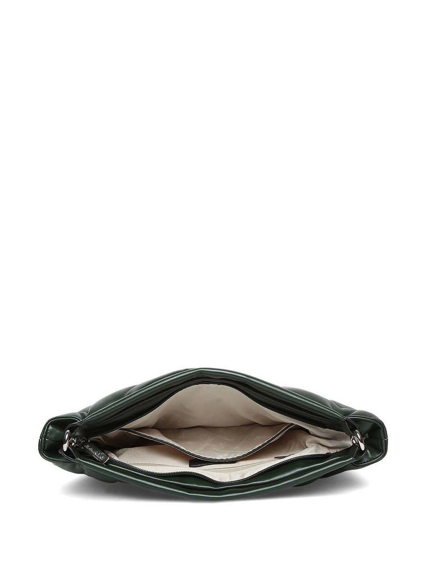 Marina Galanti Green Textured Medium Sling Handbag