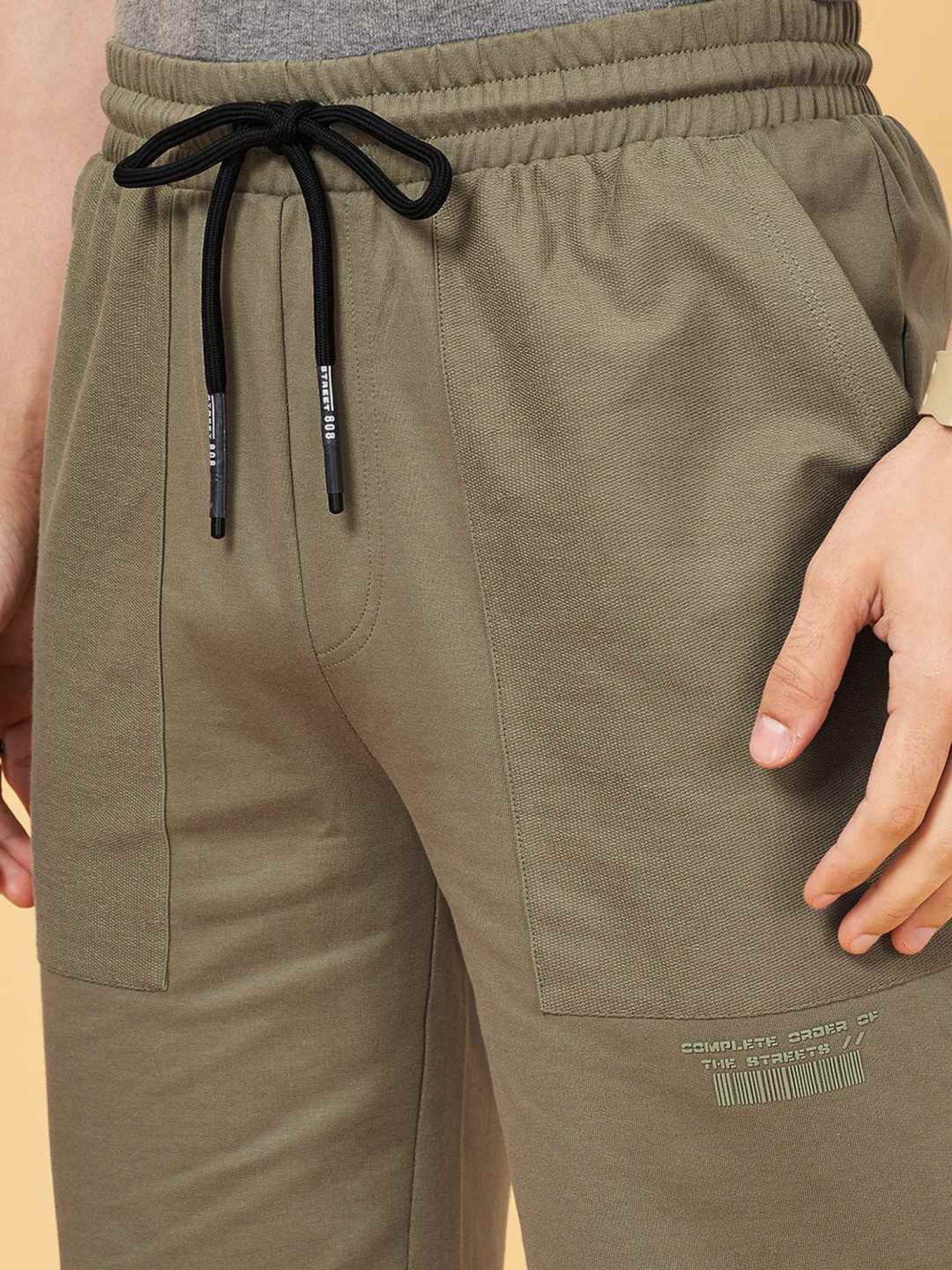 Street 808 By Pantaloons Olive Regular Fit Shorts