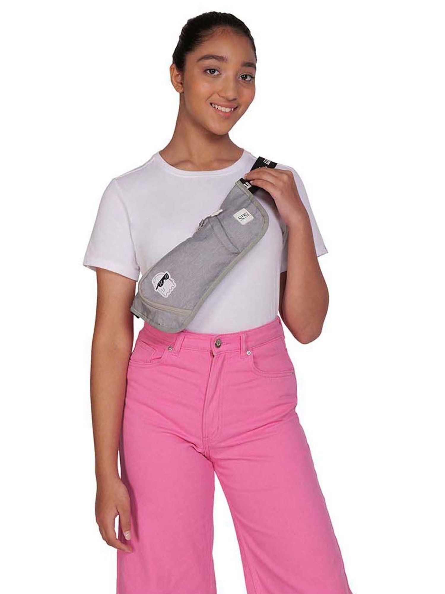 Wiki Purple Solid Waist Pouch