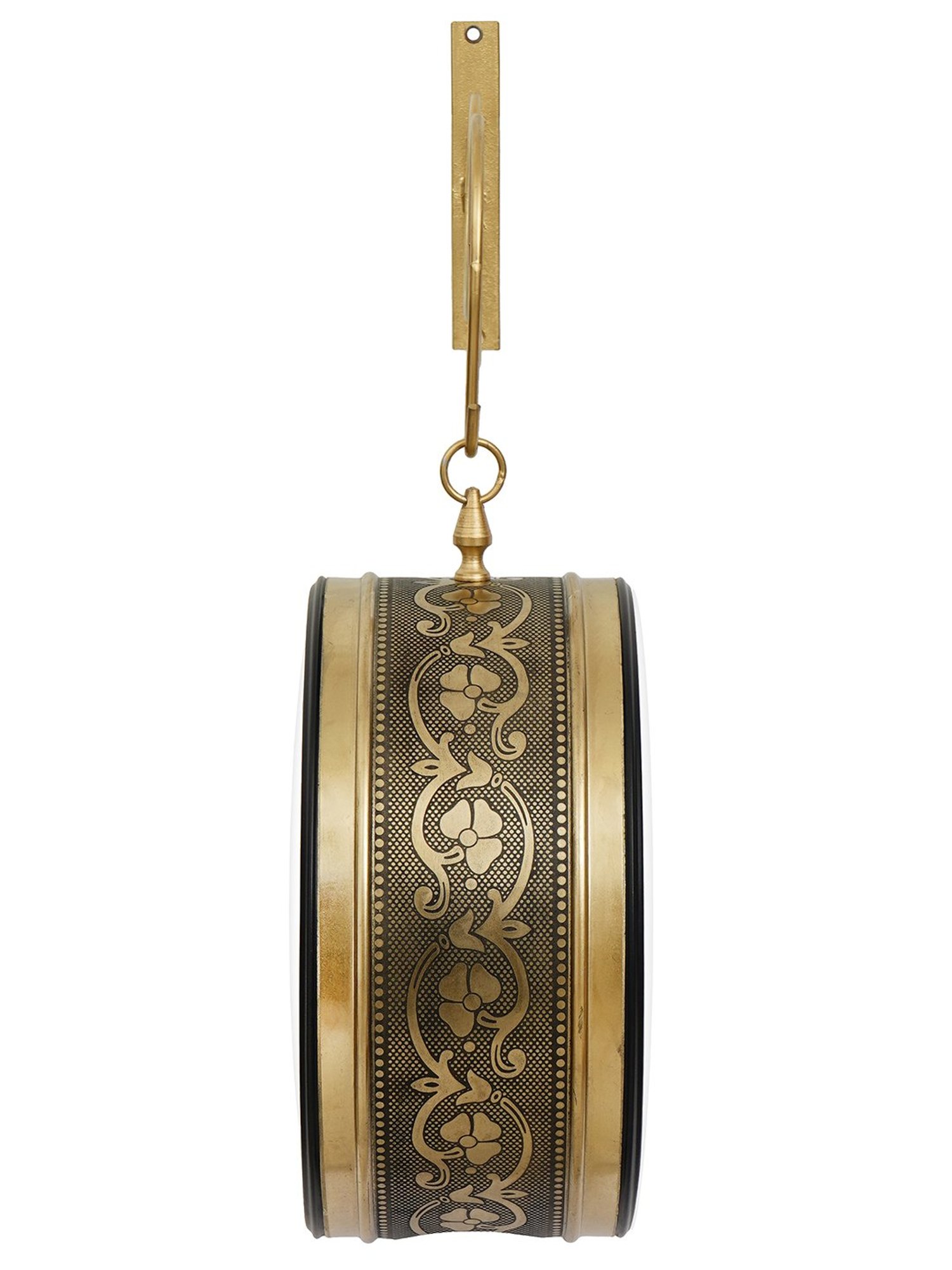 CHRONIKLE Gold Iron Wall Clock