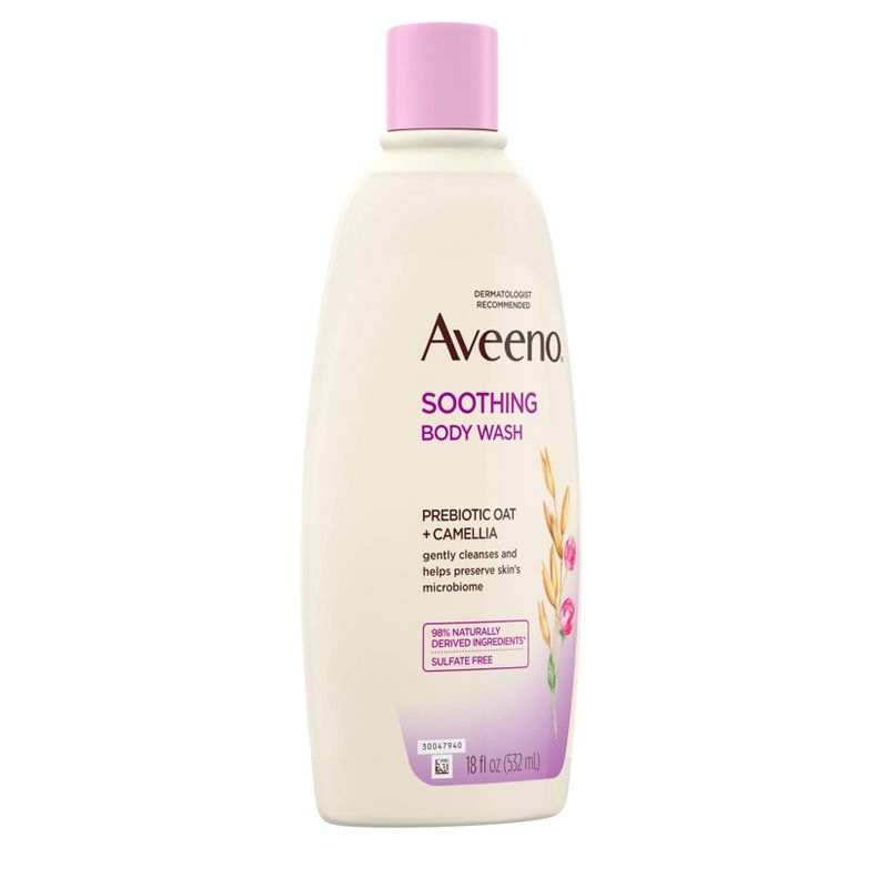 Aveeno Soothing Body Wash Pre-Biotic Oat + Camellia - 18 fl oz