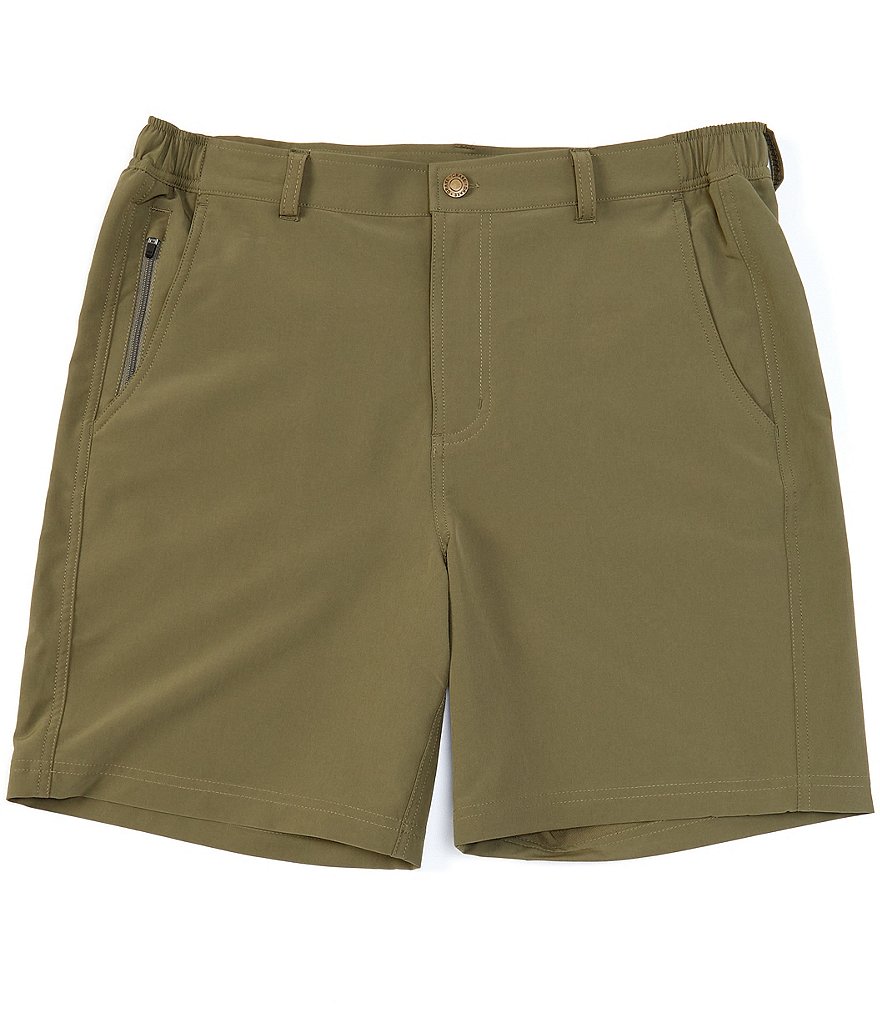 Redsand Elastic Waist Colorblock 20#double; Outseam Volley Shorts