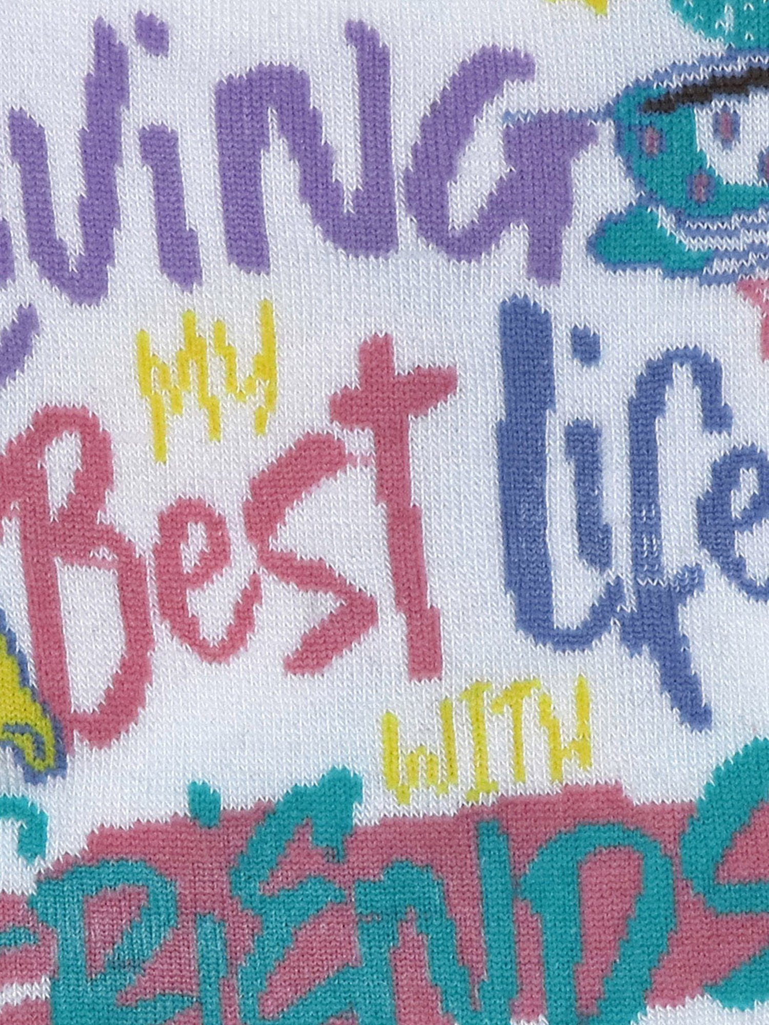 BALENZIA Multicolor Printed Socks (Pack Of 2)