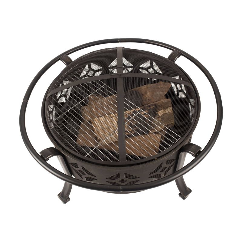 Pleasant Hearth Sunderland Deep Bowl Fire Pit