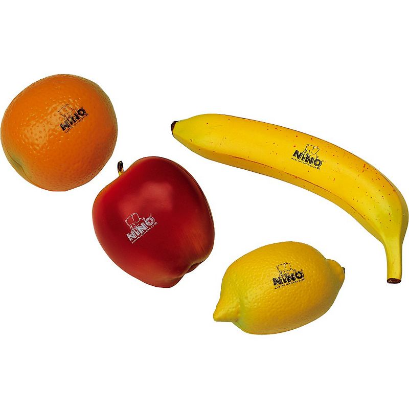 Nino 36-Piece Fruit and Vegetable Shakers in Basket 36 Pieces Various Colors