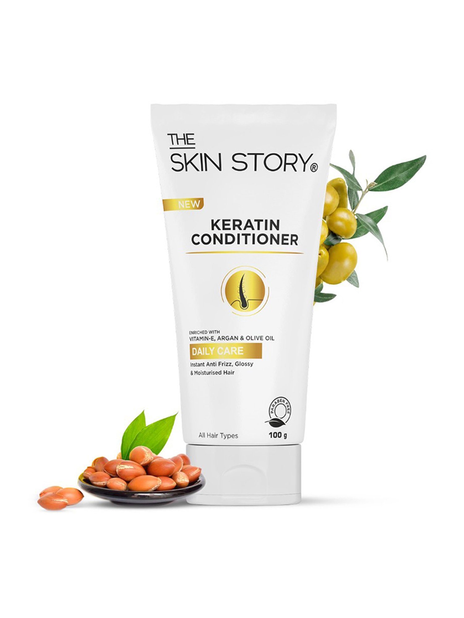 The Skin Story Vitamin E & Olive Oil Daily Care Keratin Conditioner - 100 gm