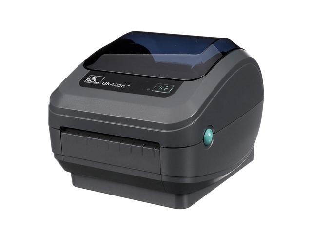 Zebra GK420d Monochrome Desktop Direct Thermal Label Printer, 5 in/s Print Speed, 203 dpi Print Resolution, 4.09" Print Width, 100/240V AC