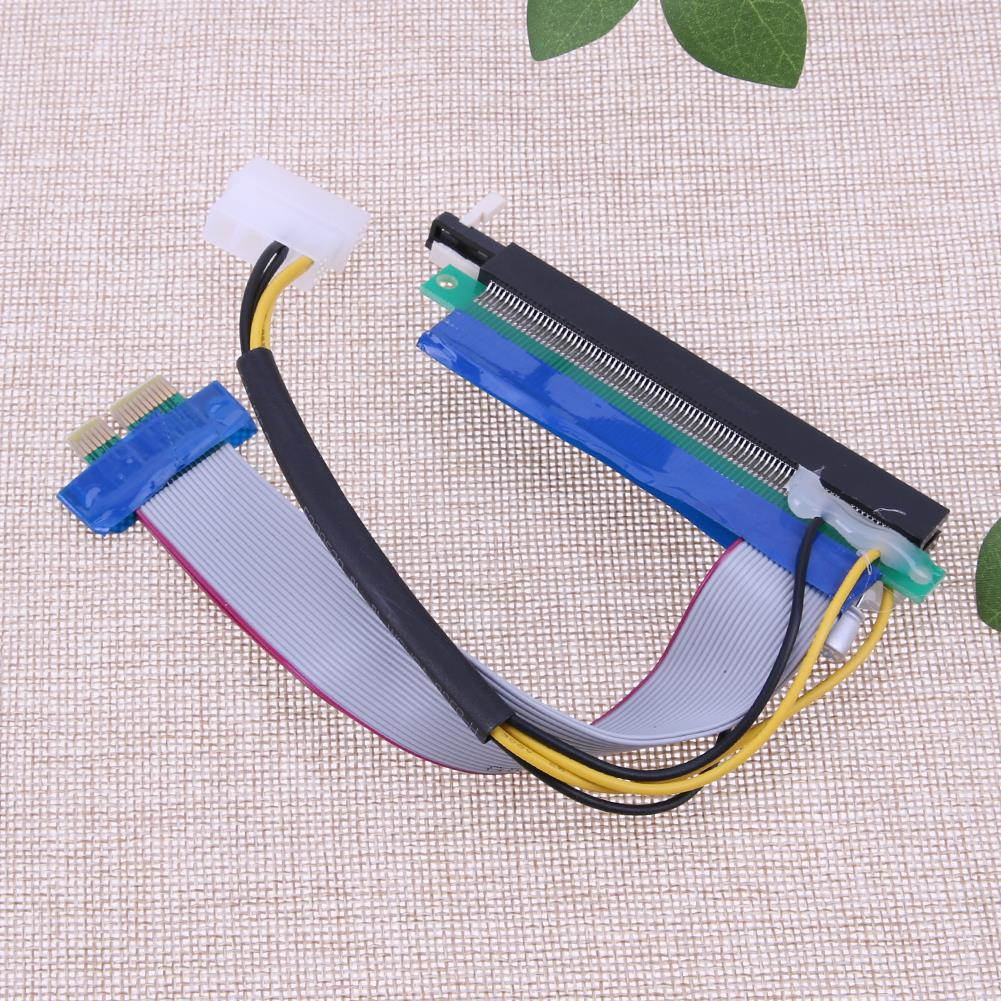 Upgraded extender cable PCI-E 1X 16X Flexible Extension Adapter PCI-E Extender Converter Riser Cable for Bitcoin Miner