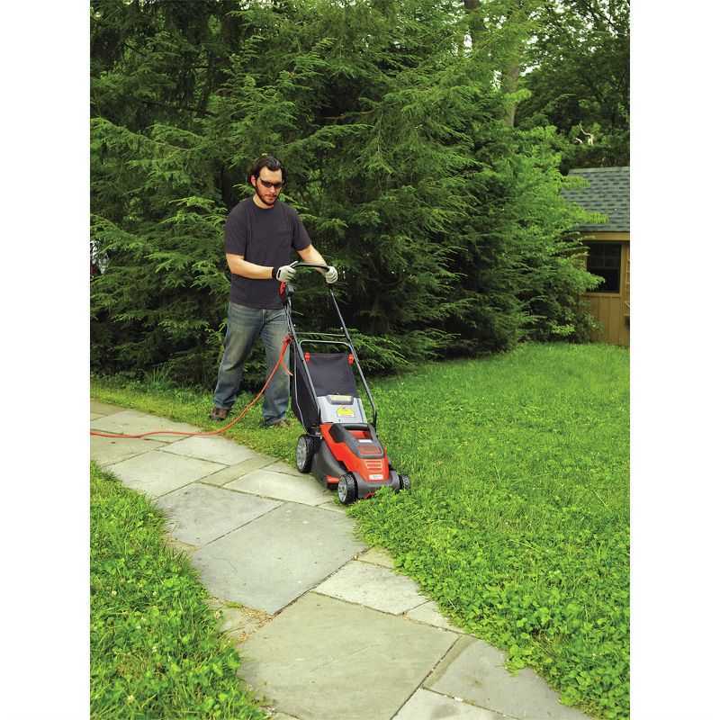 14" 120 Volts, 60Hz, 8 Amp, 960 Watts Corded Electric Lawnmower - Green - Earthwise