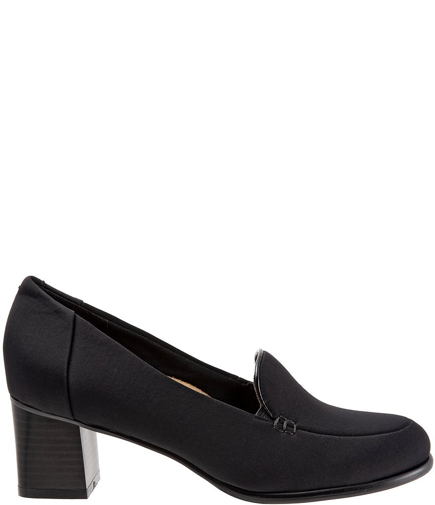 Trotters Quincy Block Heel Loafer Pumps