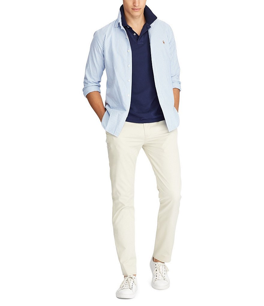 Polo Ralph Lauren Classic-Fit Flat-Front Bedford Chino Pants