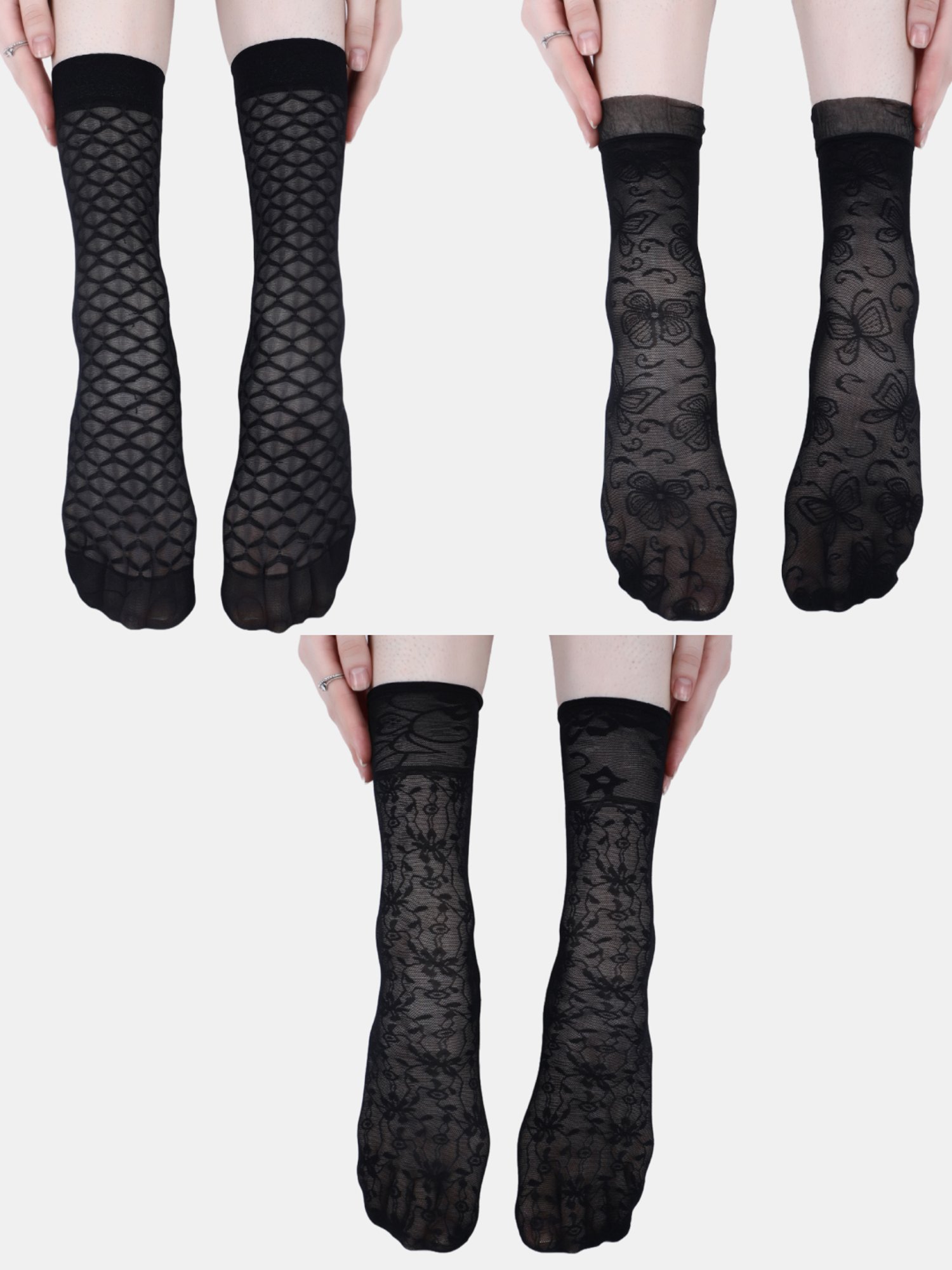 NEXT2SKIN Black Socks - Pack of 3