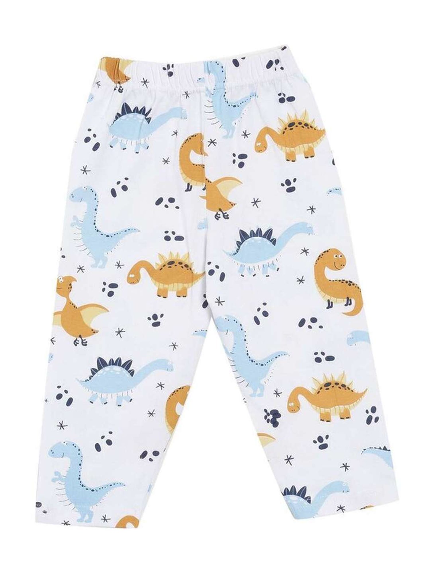 The Mom Store Boys Multicolor Cotton Printed Full Sleeves Shirt Set