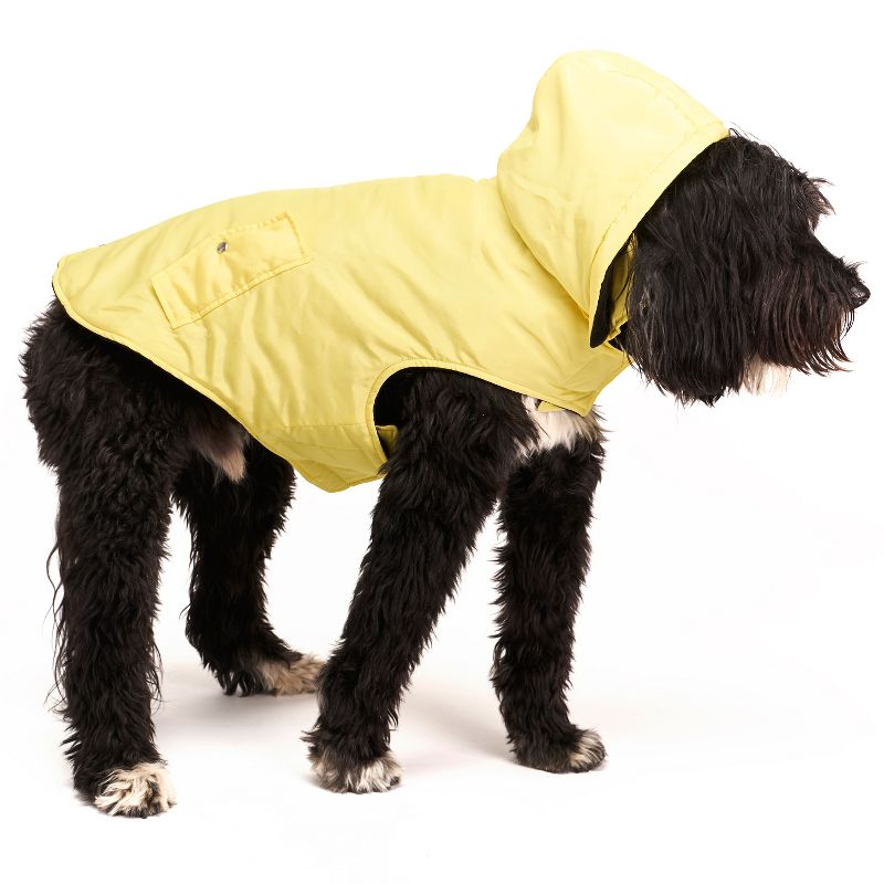 Royal Animals Dog and Cat Coat with Removable Hood - Yellow - XS