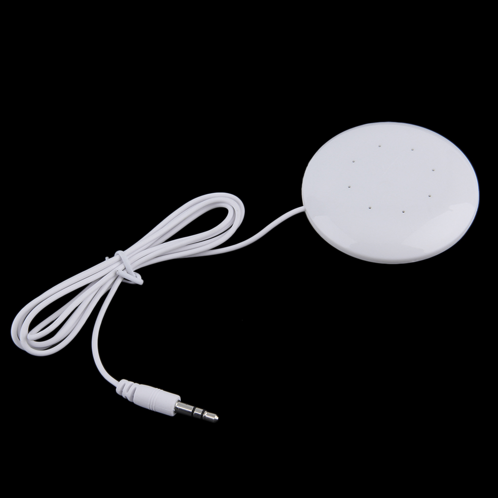 F06085 Mini 3.5mm Pillow Speaker for MP3 / MP4 Music Player Color White