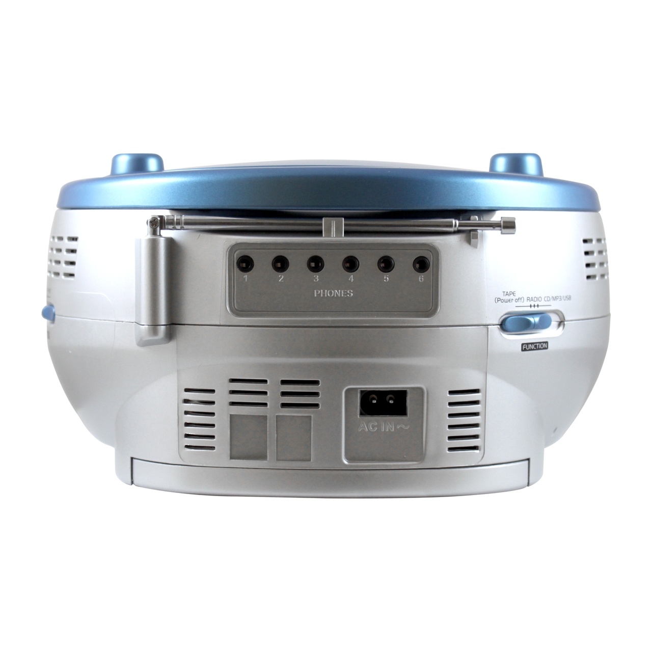 Hamilton Buhl AudioStar Boombox Radio, CD, USB, Cassette Player with Tape and CD to MP3 Converter