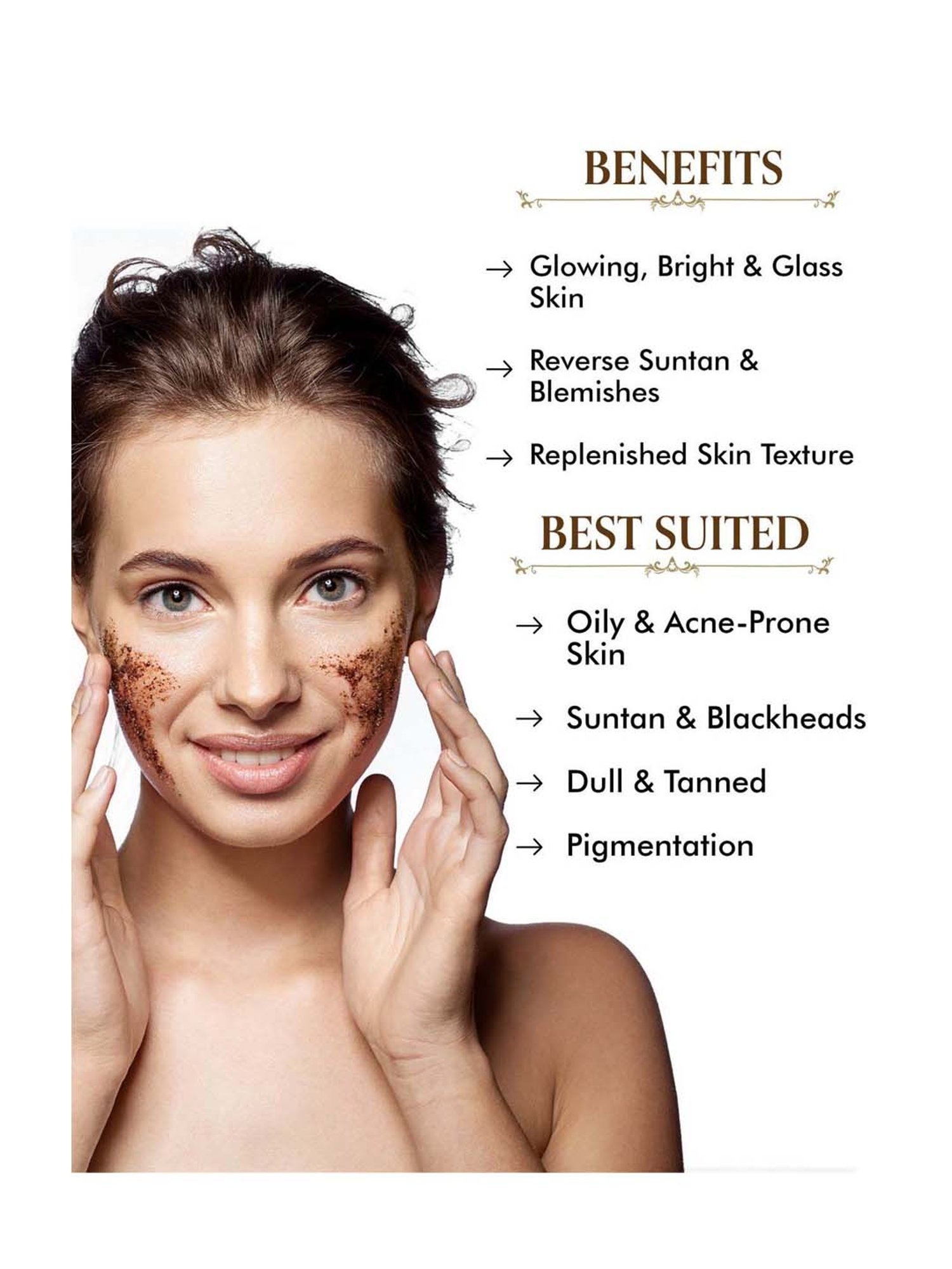 TAC - The Ayurveda Co. Illuminate & Detan Face Polisher Pack of 4