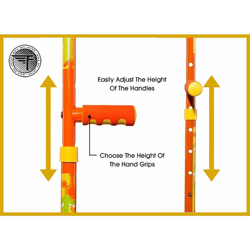Flybar Master Stilts Yellow Streak