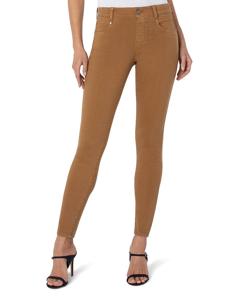 Liverpool Los Angeles Gia Glider Faux Button Pull-On Skinny Jean