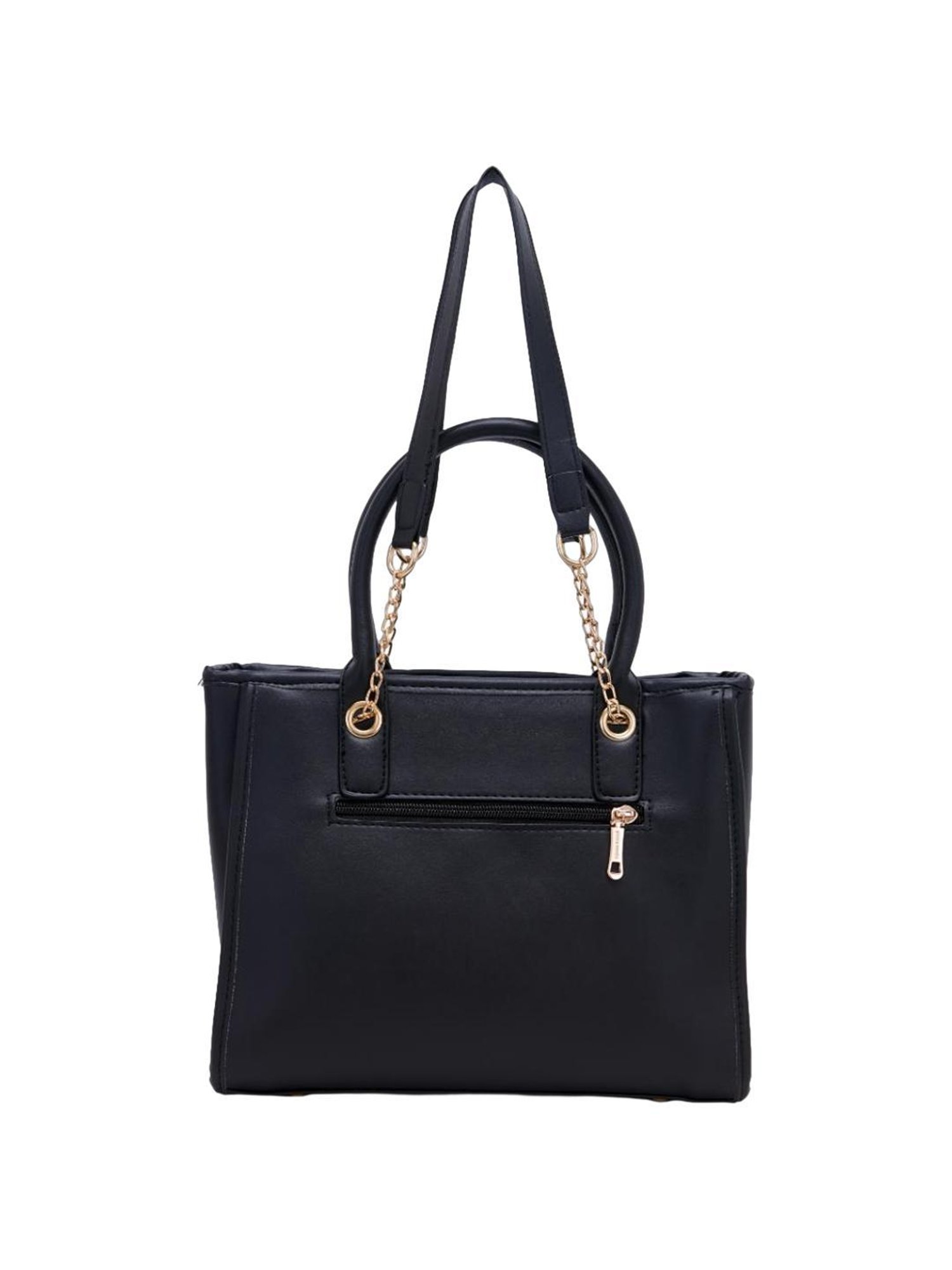 Pierre Cardin Black Textured Handbag