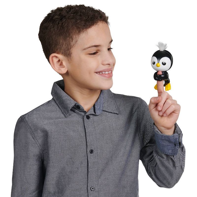 Fingerlings Baby Penguin - Tux (Black and White) - Interactive Toy - By WowWee
